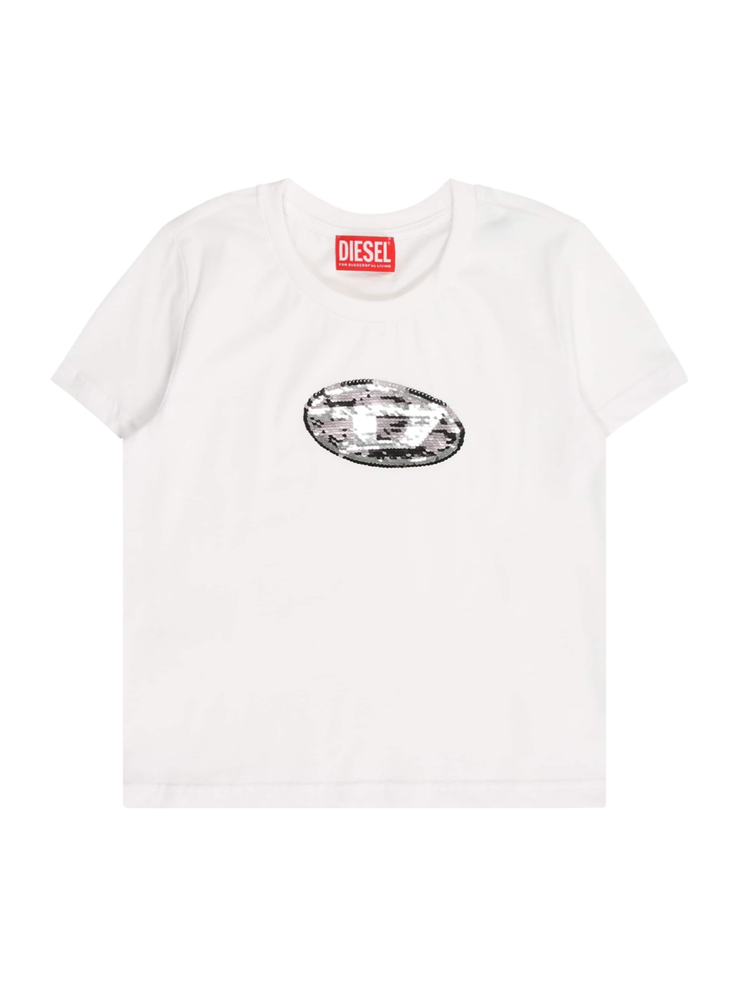 DIESEL - Camiseta en blanco: frente