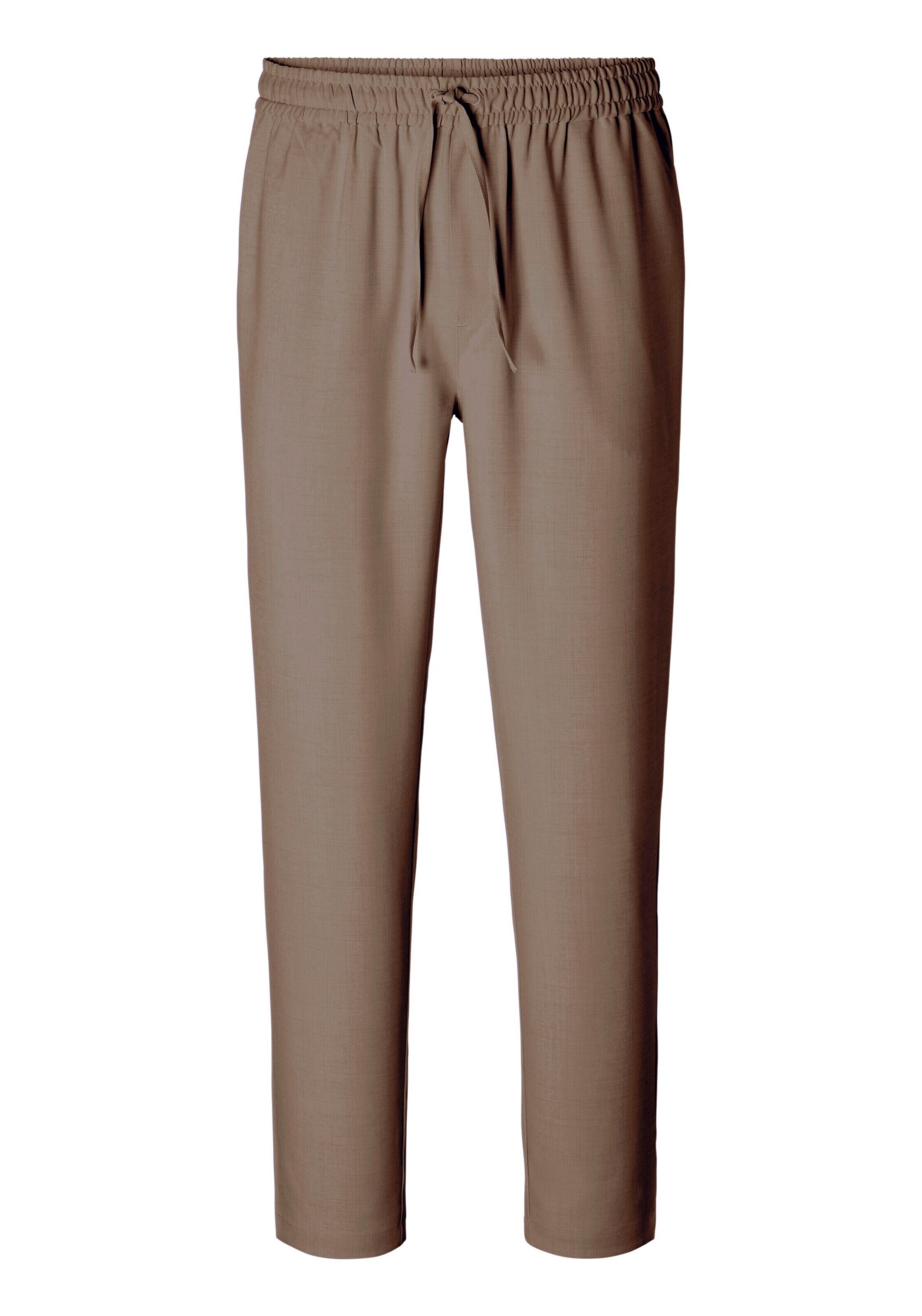 JOHN DEVIN Regular Pants in Brown: front