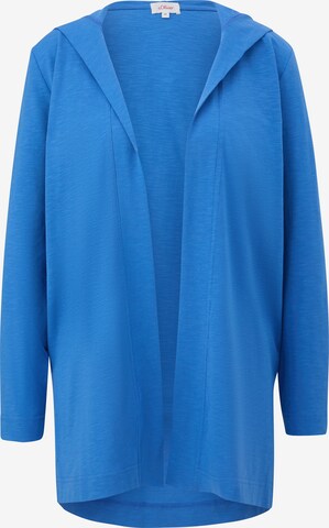 s.Oliver Knit Cardigan in Blue: front