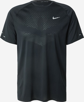 NIKE Performance shirt 'ADV STRIDE' in Black: front
