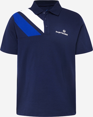 Sergio Tacchini Λειτουργικό μπλουζάκι 'ORTICA' σε μπλε: μπροστά