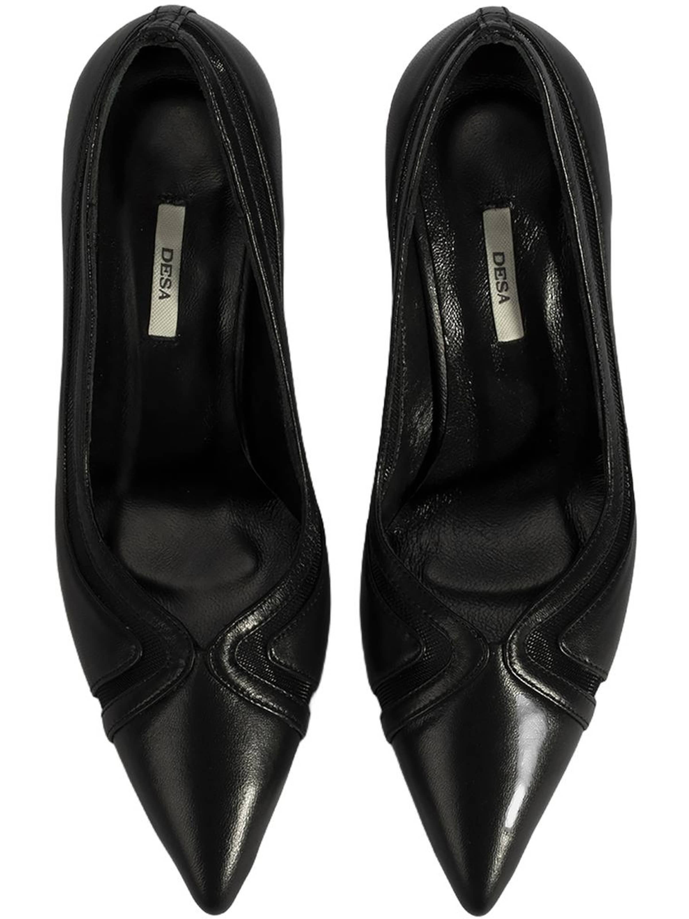 Desa - Zapatos destalonado 'High Heels' en negro