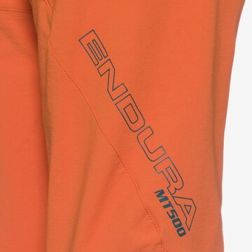ENDURA Tapered Workout Pants 'MT500 Burner' in Orange