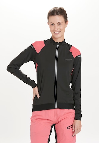 ENDURANCE Sportsweatjacke in Schwarz: predná strana