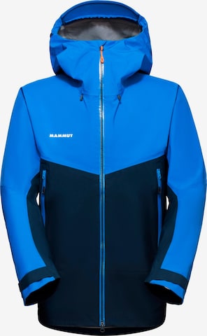 MAMMUT Outdoor jacket 'Crater' in Blue: front
