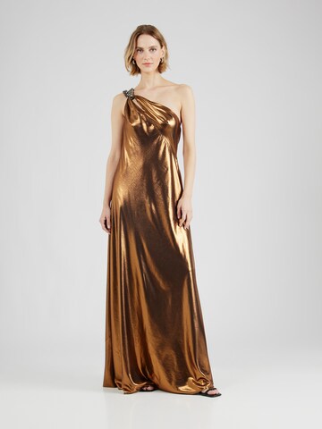Lauren Ralph Lauren Kleid 'LARMON' in Bronze: Vorderseite