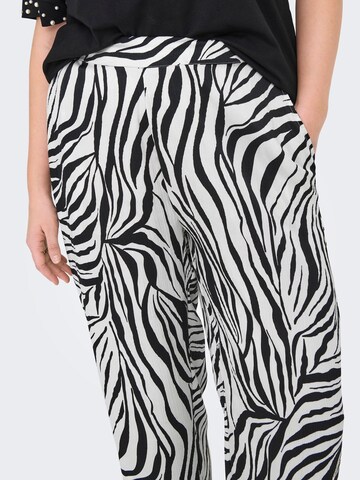 ONLY Carmakoma Loosefit Broek 'CARYAVA' in Wit