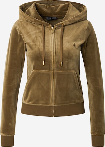 Juicy Couture Кофта на молнии 'ROBERTSON' в Зеленый: спереди