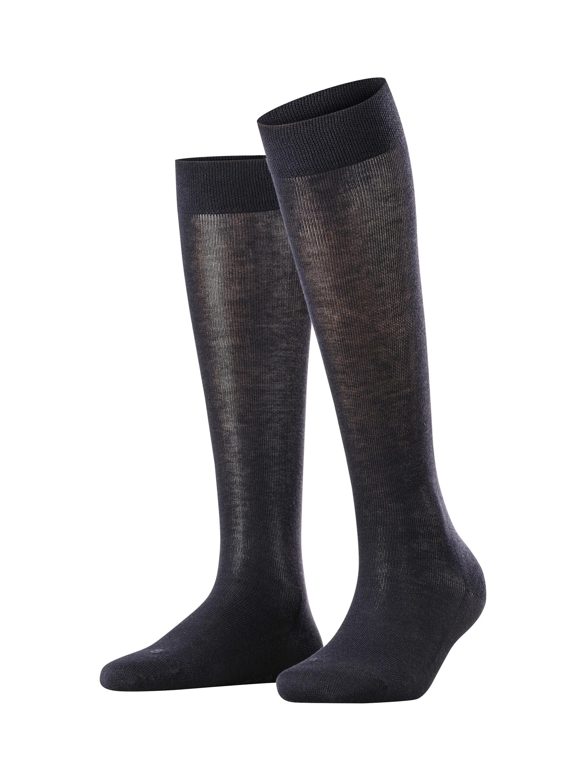 FALKE Overknee Strümpfe 'Sensitive London'‌‌‌‌‌ in Blau: Vorderseite