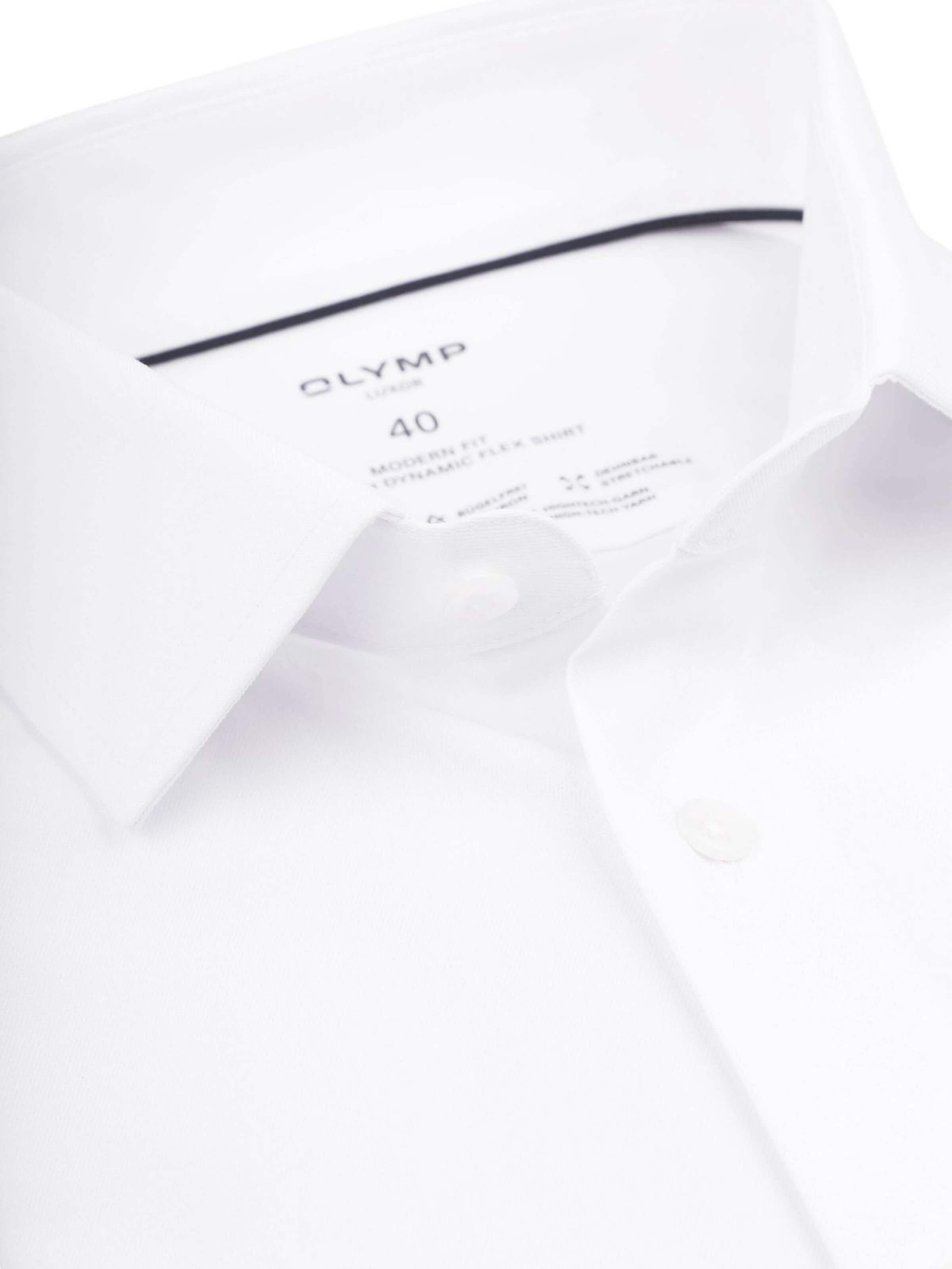 OLYMP Regular fit Button Up Shirt 'Luxor' in White