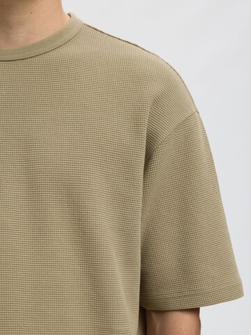 T-Shirt SELECTED en vert