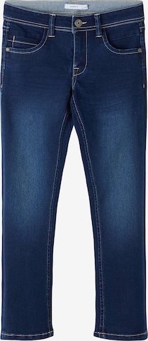 NAME IT Slimfit Jeans 'Silas' in Blauw: voorkant