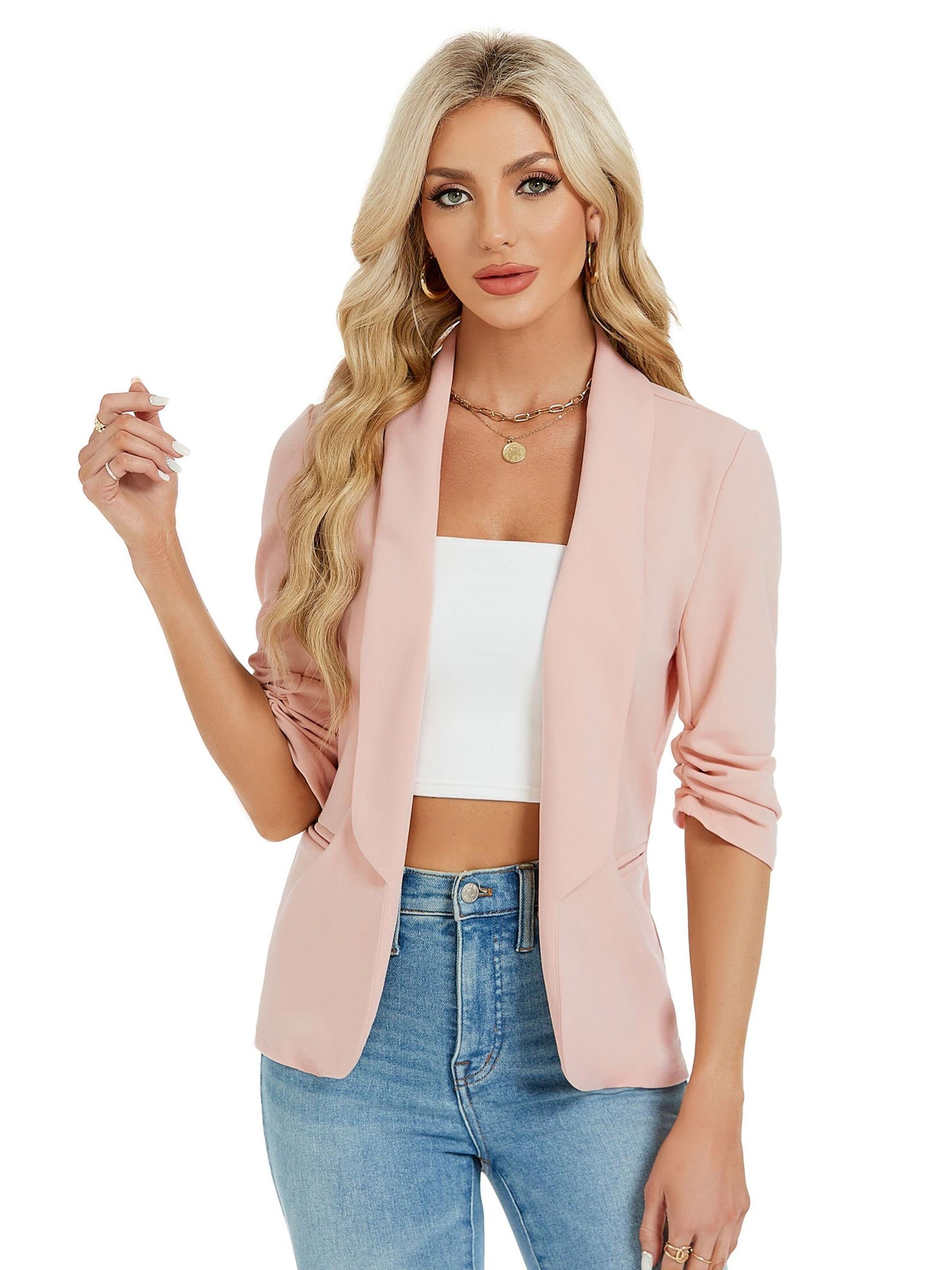 Yesfashion Marynarka w kolorze beżowy