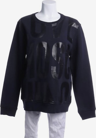 Love Moschino Sweatshirt & Zip-Up Hoodie in XL in Blue: front