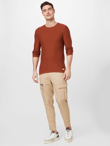 BLEND Pullover in Braun