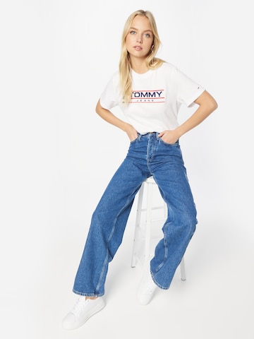 Tricou 'MODERN SPORT' de la Tommy Jeans pe alb