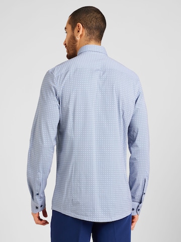 OLYMP Slim Fit Hemd '24/7 - Level 5' in Blau