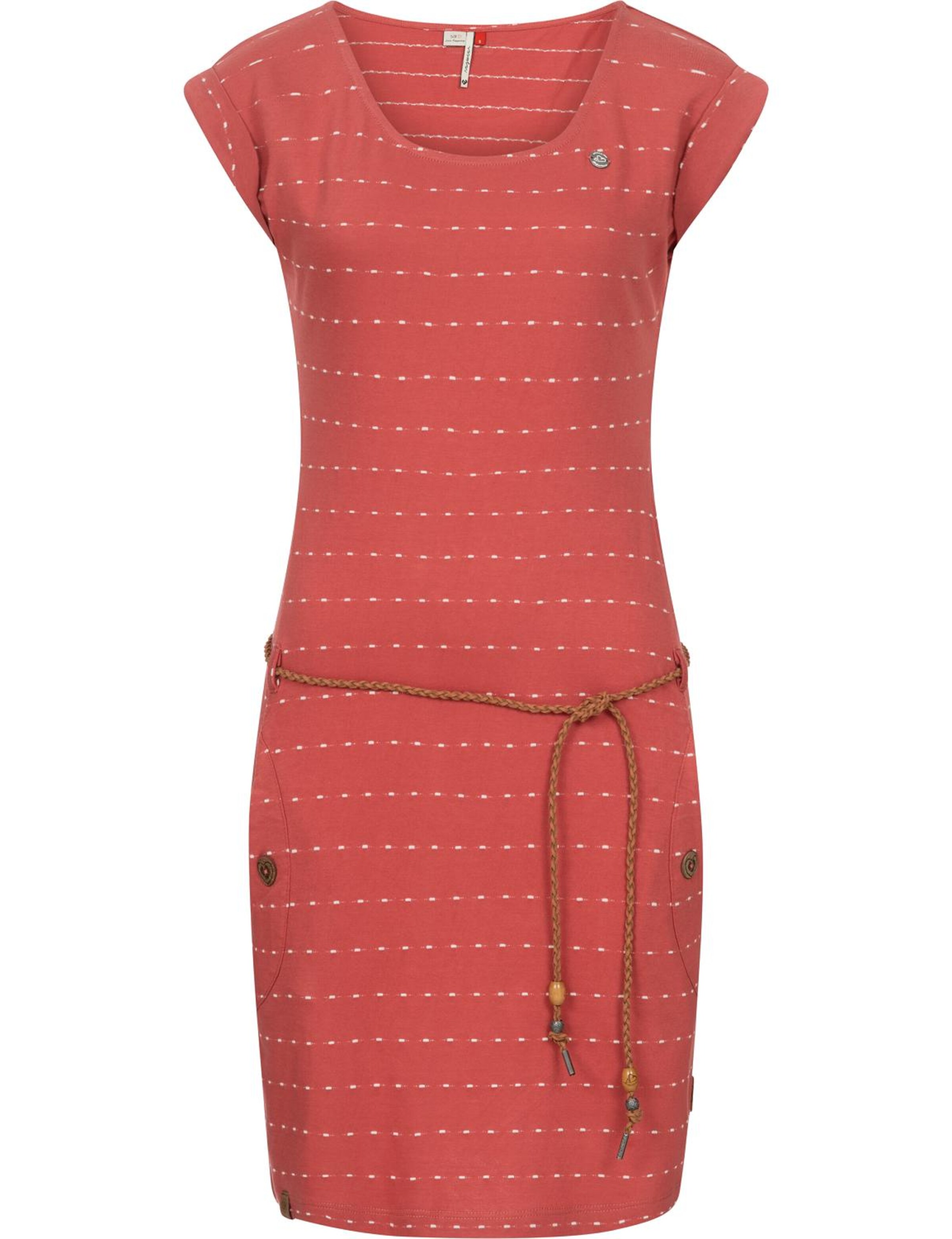 Ragwear Kleid 'Tag' in Pink: Vorderseite