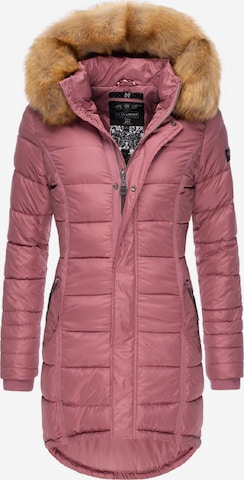 Manteau d’hiver 'Papaya' NAVAHOO en rose : devant