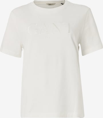 GANT Тениска в бежово: отпред