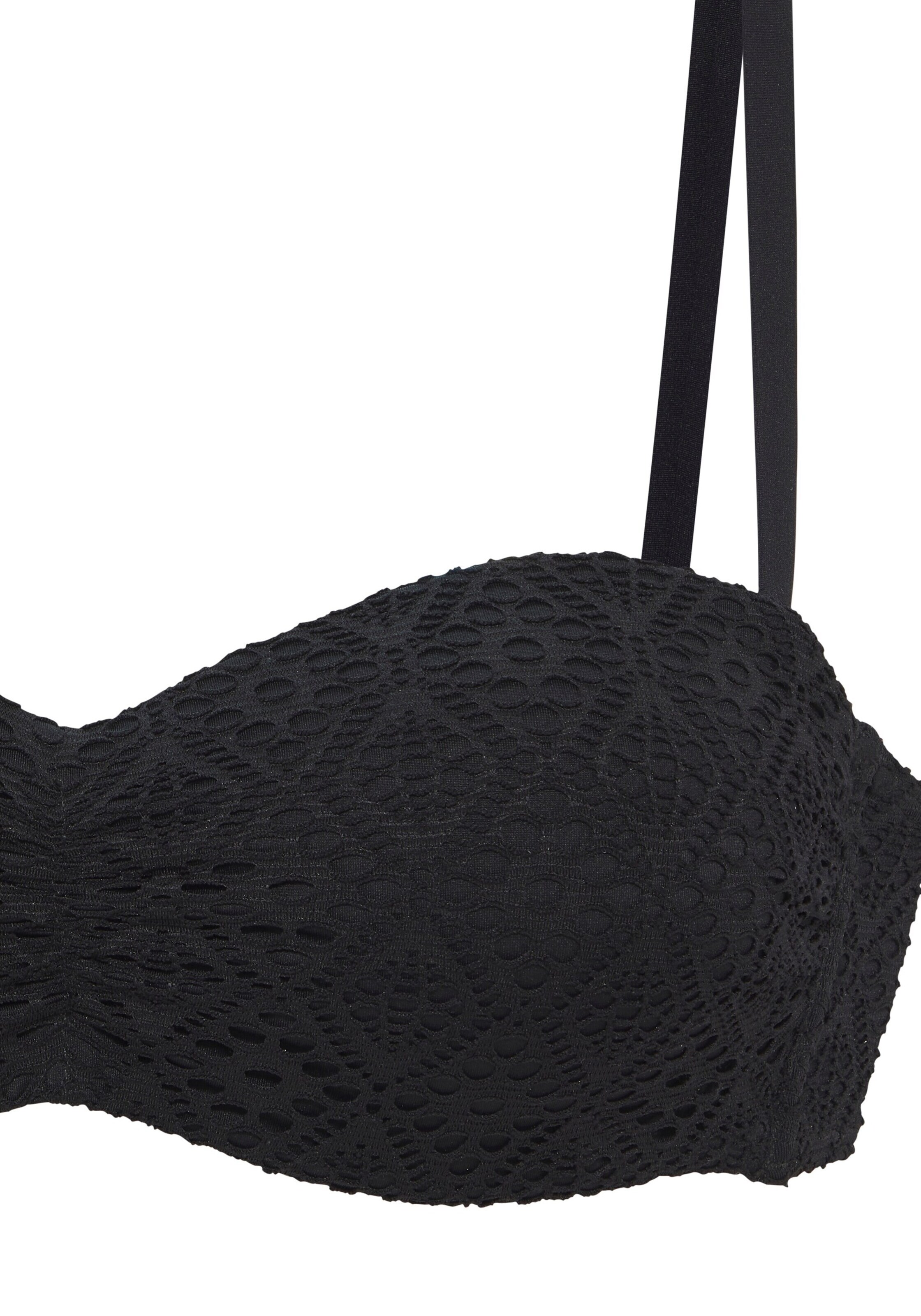 Bandeau Bikini BUFFALO en noir