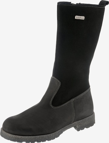 Däumling Boots in Black: front