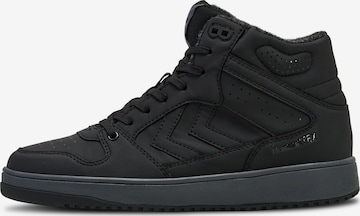 Hummel High-Top Sneakers in Black: front