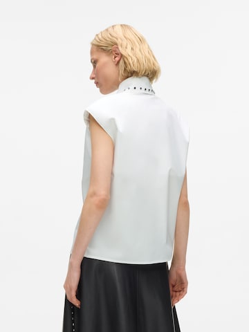 Bluză de la Karl Lagerfeld pe alb