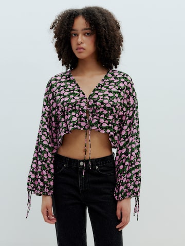 EDITED Blouse 'Elsie' in Roze: voorkant