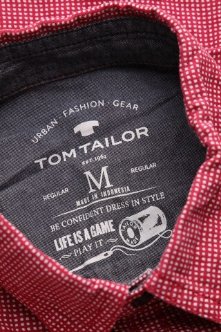 TOM TAILOR Button Up Shirt in M in Red