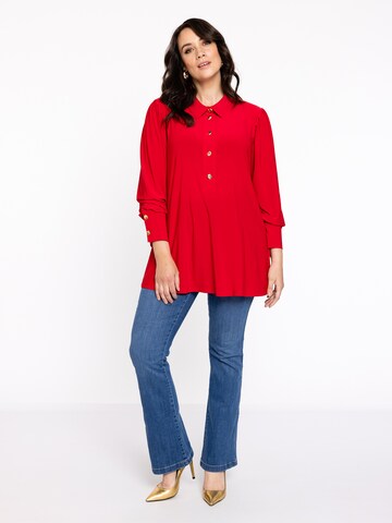 Yoek Bluse in Rot