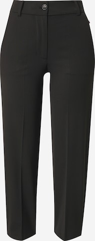 TOMMY HILFIGER regular Παντελόνι με τσάκιση σε μαύρο: μπροστά