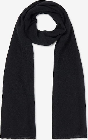 Écharpe CASH-MERE.CH en noir : devant