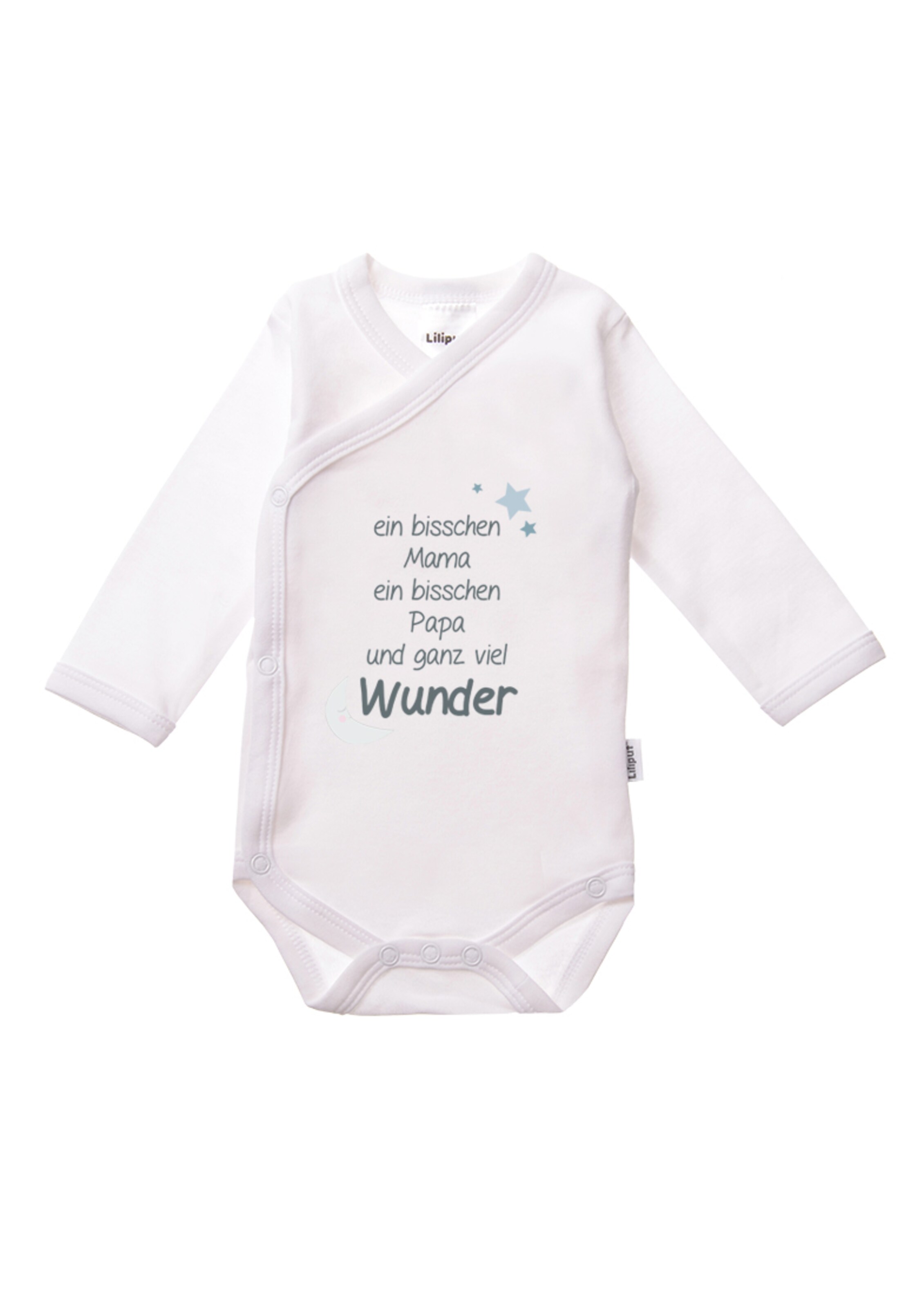 LILIPUT Romper/Bodysuit 'Mummy + Daddy' in White