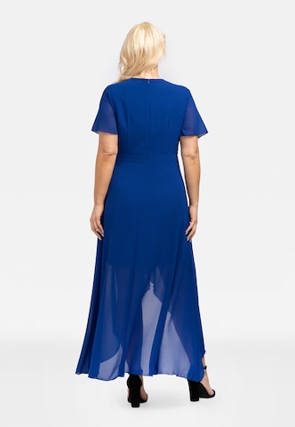 Robe de soirée ' MONIKA ' Karko en bleu