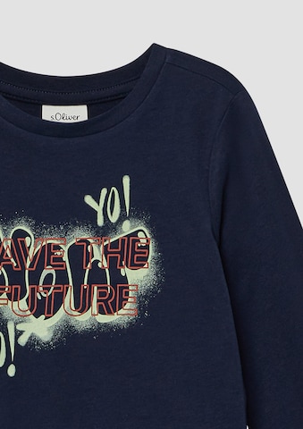 T-Shirt s.Oliver en bleu