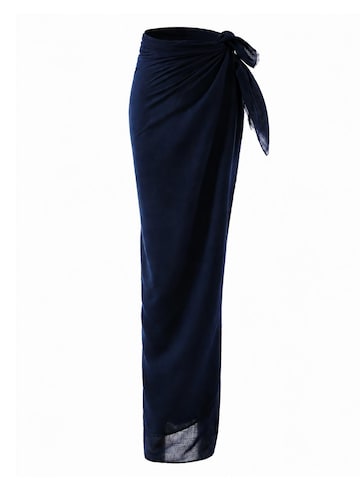 Emilie collection - Toalla de playa 'Pareo sarong viscose' en azul: frente