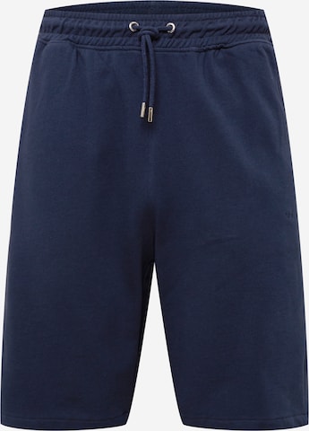 !Solid Regular Pants 'Brenden' in Blue: front