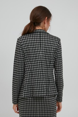 ICHI Blazer 'IHKATE CHECKY BL' in Grau