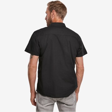 Brandit - Ajuste regular Camisa 'Roadstar' en negro