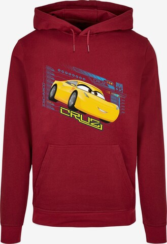 ABSOLUTE CULT Sweatshirt 'Cars - Cruz Ramirez' in Rot: predná strana