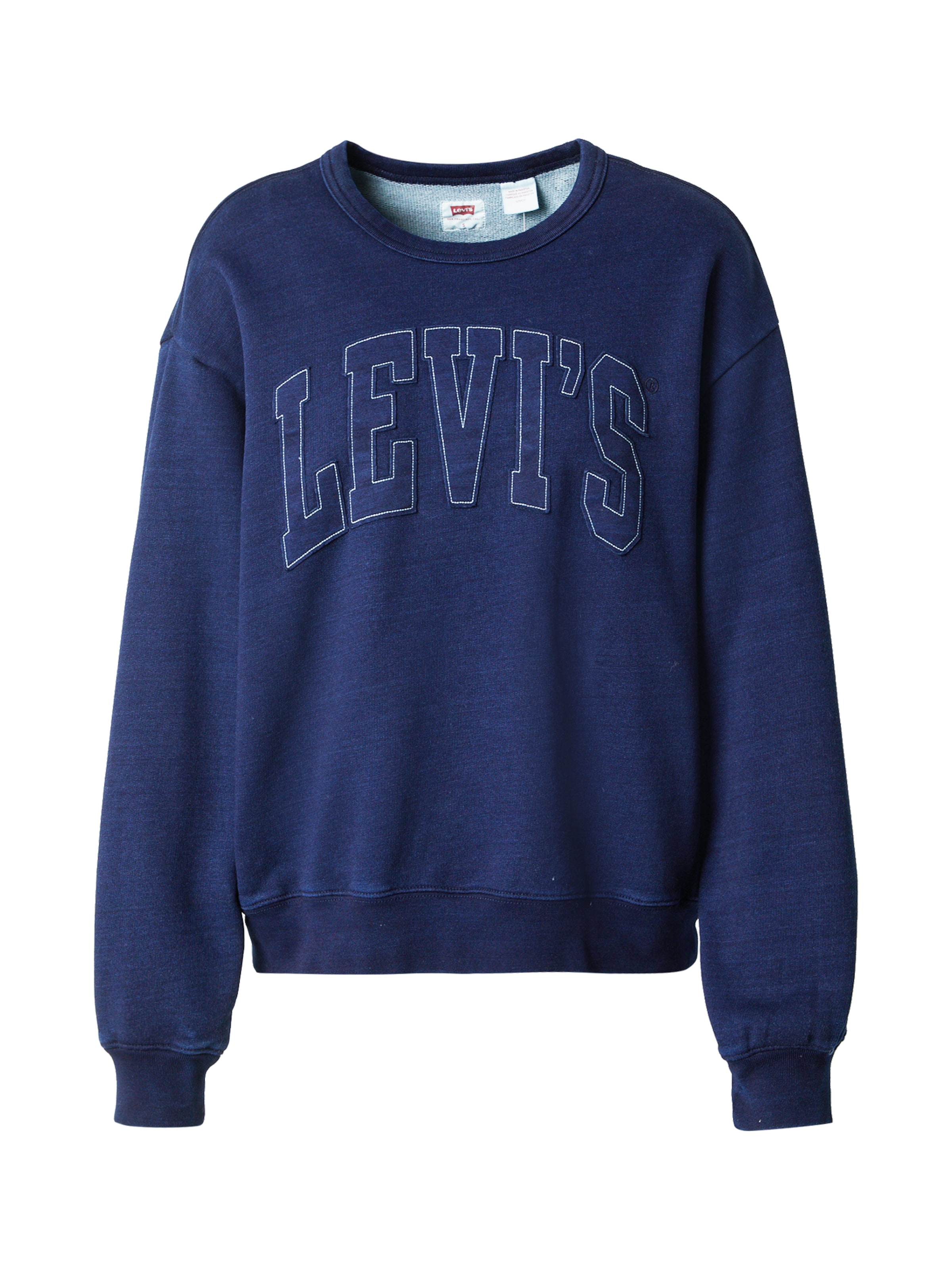 LEVI'S ® Tréning póló 'Graphic Heritage Crew Sweatshirt' - kék: elől