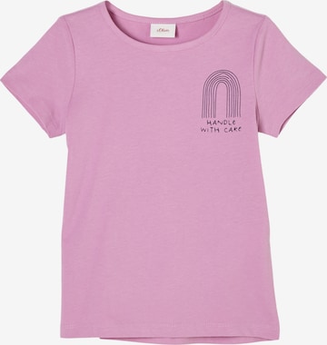 s.Oliver T-Shirt in Pink: predná strana