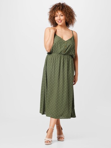 Robe 'Jasmin' ABOUT YOU Curvy en vert : devant