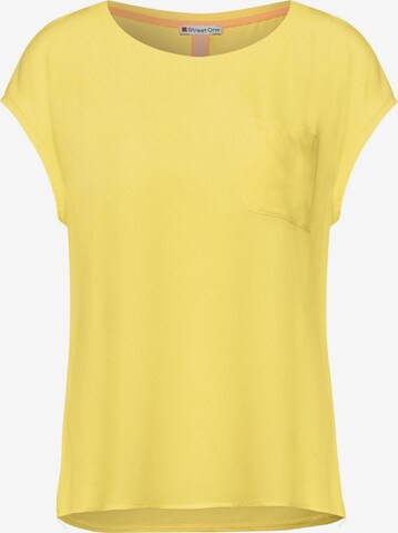 STREET ONE Shirt in Yellow: front