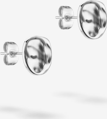 Liebeskind Berlin Earrings 'Organic Shapes' in Silver: front