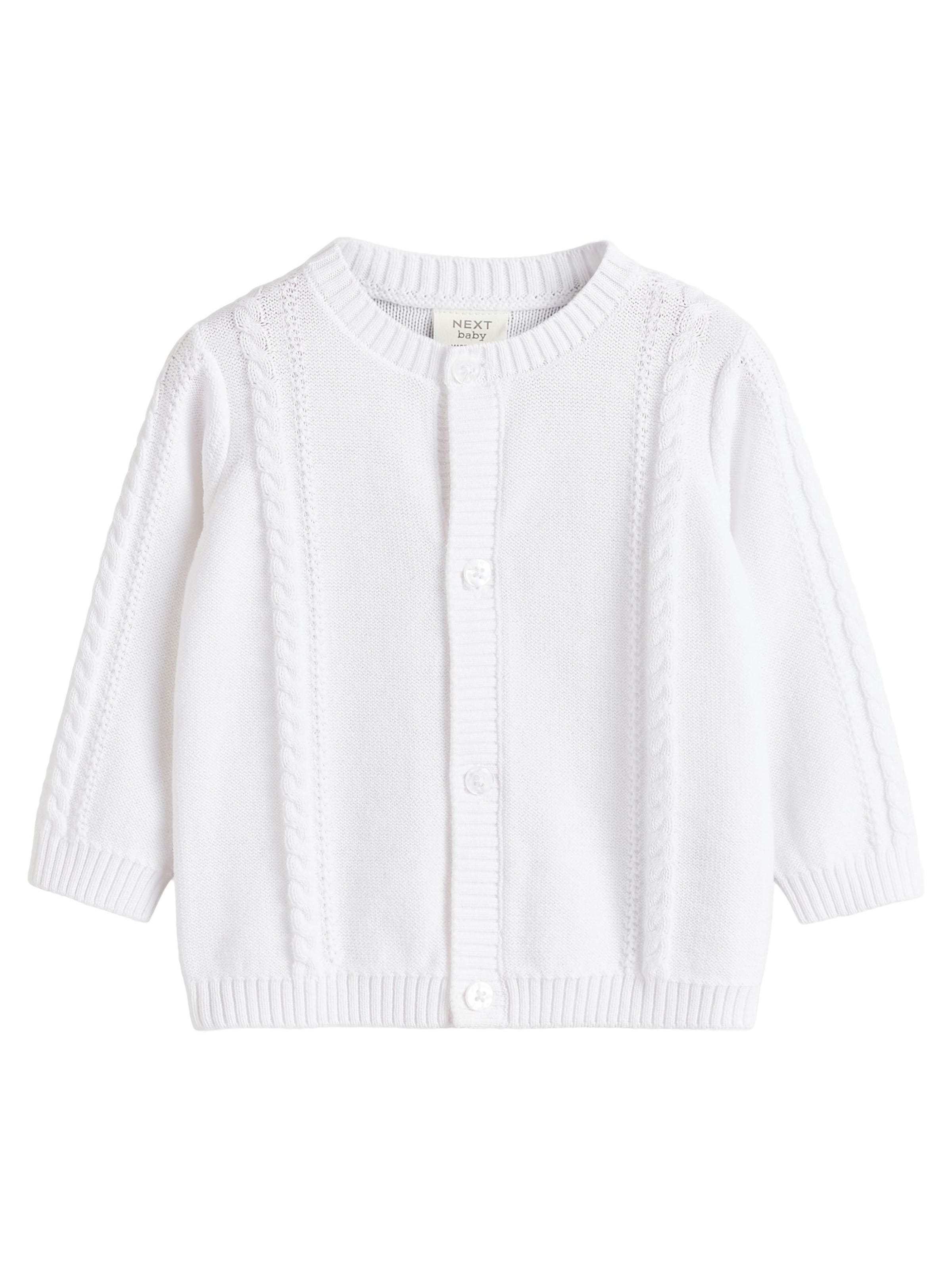 Next Cardigan i hvid: forside