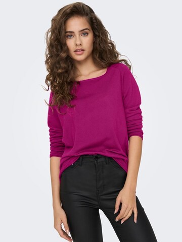 Pull-over ONLY en violet : devant