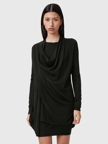 AllSaints Knit dress 'DRINA' in Black: front