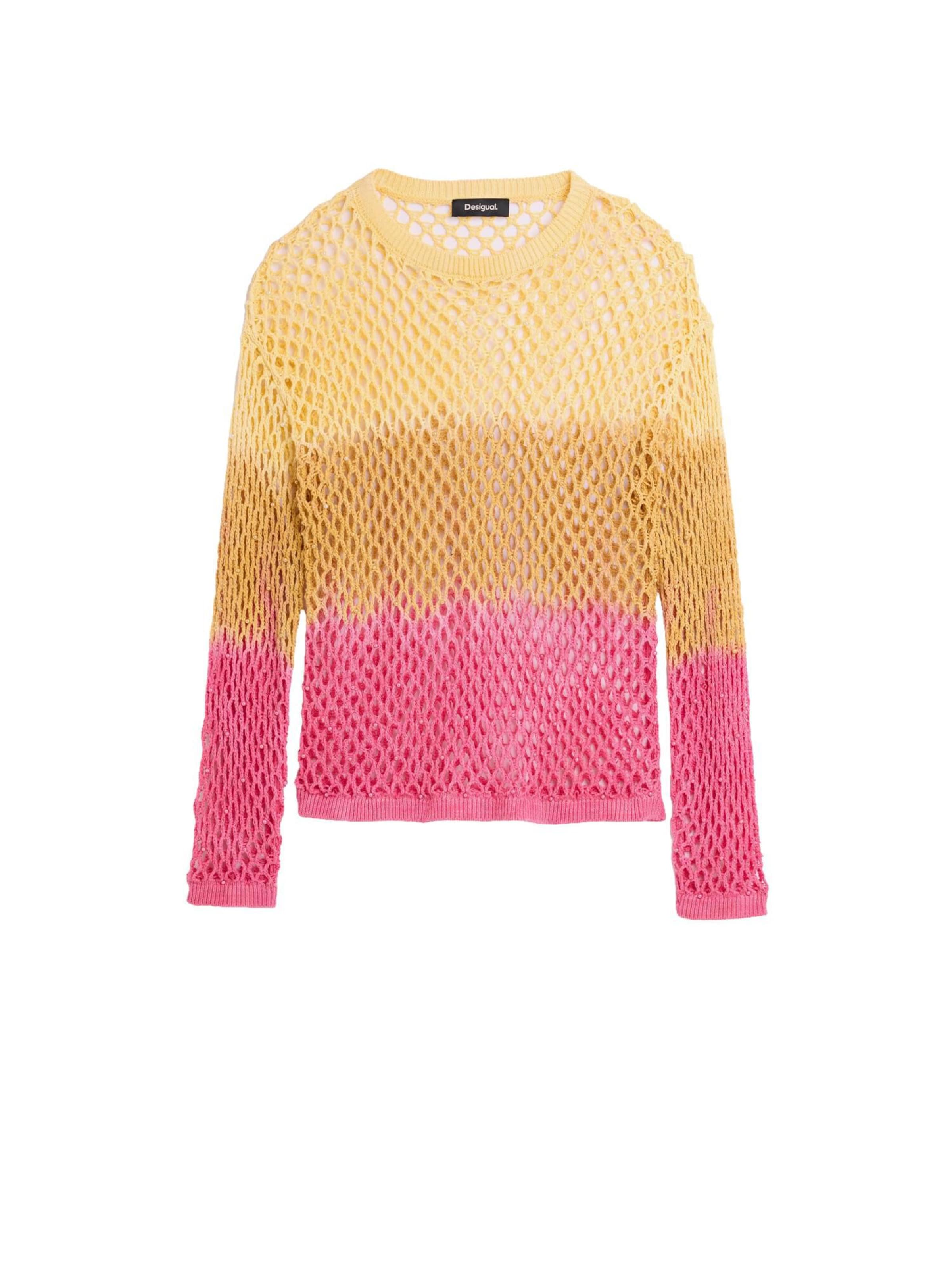 Pull-over Desigual en marron : devant